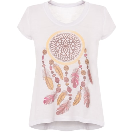 T-SHIRT MENSAGEIRO DOS VENTOS GEKO COLORIDO - BRANCO