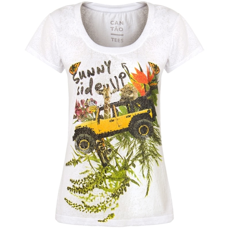 T-SHIRT SILK SAFARI - BRANCO
