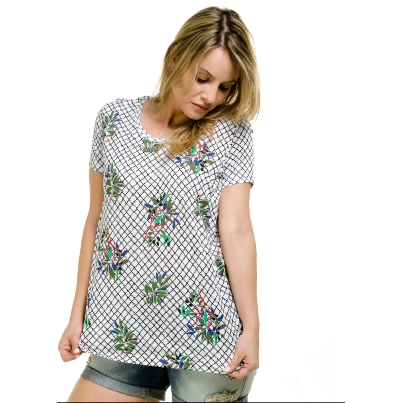 T-SHIRT SLK JARDINEIRA CANTÃO - PRETO