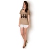 T-SHIRT STONADA TRÊS MONKEIS - KHAKI