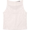TOP CROPPED CETIM COM RENDA PAETÊ - OFF WHITE TOP CROPPED CETIM COM RENDA PAETÊ - OFF WHITE