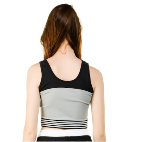 TOP CROPPED WALK TRENDY - PRETO