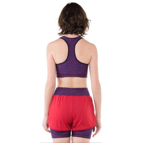 TOP NADADOR WALK TREND  COM RECORTES BICOLOR - LARANJA