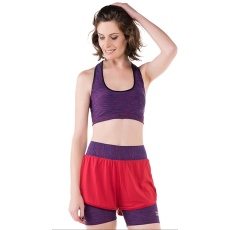 TOP NADADOR WALK TREND  COM RECORTES BICOLOR - LARANJA