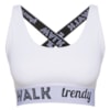 TOP WALK TRENDY TIRAS CRUZADAS - BRANCO