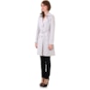 TRENCH-COAT GABARDINE 7/8 CINTO COM FIVELA - MARROM