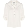 TRIBECA - BLUSA VISCOSE MAQUINETADA - OFF WHITE