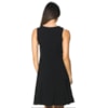 TRIBECA - VESTIDO CREPE LISO - PRETO