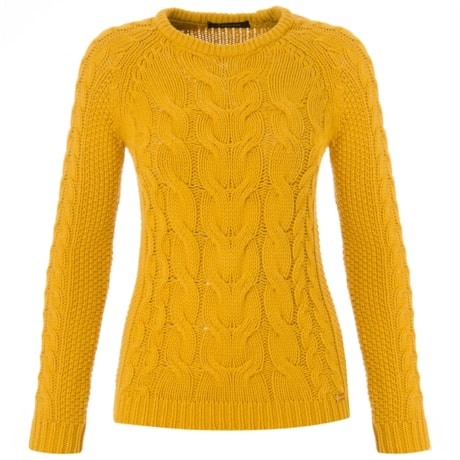 TRICOT DETALHE TRANÇAS HONEY - MOSTARDA