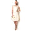 VESTIDO ACINTURADO DECOTE COM BÚZIOS - CRU