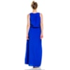 VESTIDO ADRIENNE CAPITOLLIUM LONGO DETALHES GOLA PREGAS - ROYAL