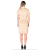 VESTIDO AMÍSSIMA SUEDE UTILITÁRIO COM BOLSOS - KHAKI