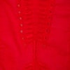 VESTIDO BATA VOIL BARRADO - VERMELHO VESTIDO BATA VOIL BARRADO - VERMELHO