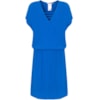 VESTIDO BLUSÊ CREPE - AZUL