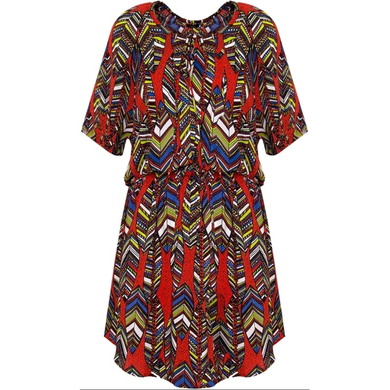 VESTIDO BLUSÊ HAITI M/C - VERMELHO