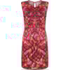 VESTIDO C/ COMBINAÇÃO - VERMELHO