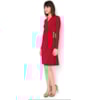 VESTIDO CACHE COUER LONGUETE - VERMELHO