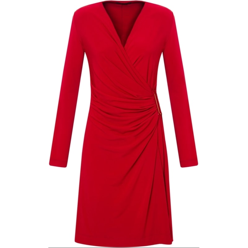 VESTIDO CACHE COUER LONGUETE - VERMELHO