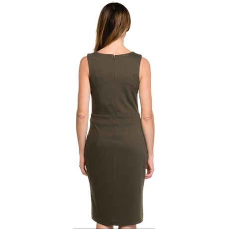 VESTIDO CAPITOLLIUM EXCLUSIVE TUBO RECORTES - VERDE