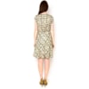 VESTIDO CETIM ANIMAL PRINT - OFF WHITE