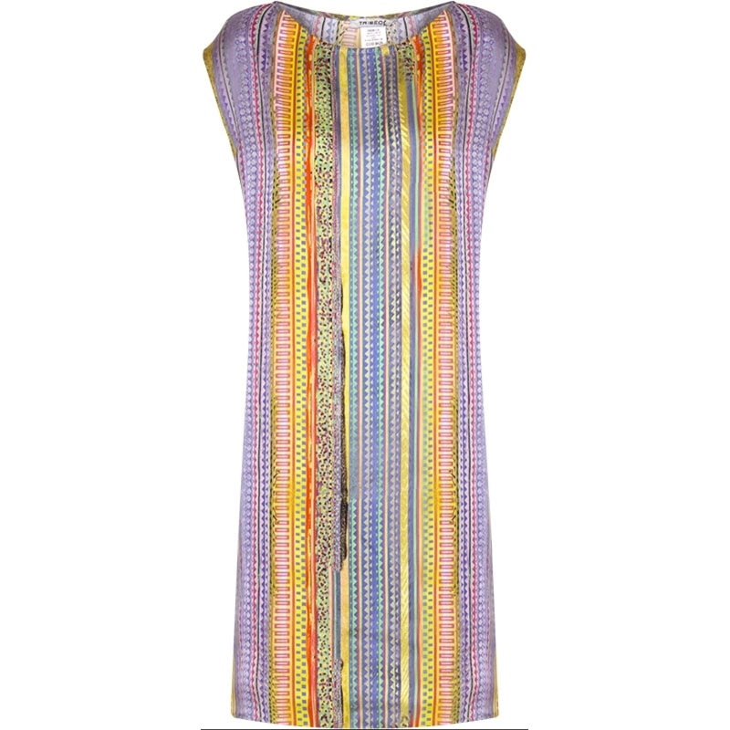 VESTIDO CETIM DIGITAL ÉTNICO - ESTAMPADO