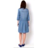 VESTIDO CHEMISE JEANS STONADO - JEANS