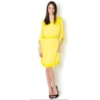 VESTIDO CHEMISE VISCOSE COM SEDA - AMARELO