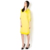 VESTIDO CHEMISE VISCOSE COM SEDA - AMARELO