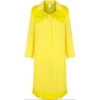 VESTIDO CHEMISE VISCOSE COM SEDA - AMARELO