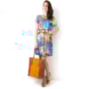 VESTIDO CREPE BLUSÊ - AZUL