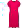 VESTIDO CREPE CAPITOLLIUM RECORTE BARRA - PINK
