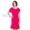 VESTIDO CREPE CAPITOLLIUM RECORTE BARRA - PINK