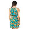 VESTIDO  CURTO CANTÃO EST. AMORE - AZUL TIFFANY