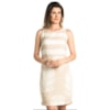VESTIDO CURTO CHOLET LINHO  FOLHAGEM - BEGE VESTIDO CURTO CHOLET LINHO  FOLHAGEM - BEGE