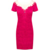 VESTIDO CURTO JACQUARD DEC. TULE - PINK