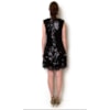 VESTIDO CURTO PAETÊ ACINTURADO - PRETO