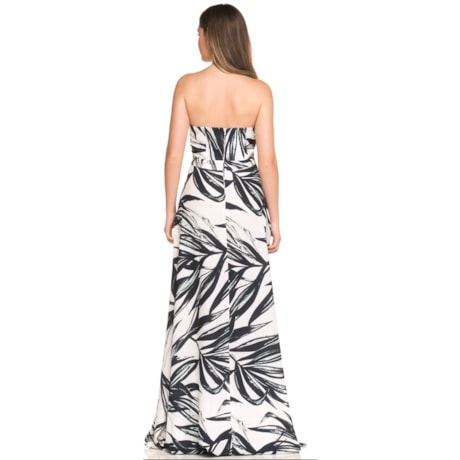 VESTIDO DE FESTA ALPHORRIA LONGO TOMARA QUE CAIA ESTAMPADO - OFF WHITE VESTIDO DE FESTA ALPHORRIA LONGO TOMARA QUE CAIA ESTAMPADO - OFF WHITE
