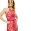 VESTIDO DE FESTA CURTO DEVORÊ ALPHORRIA - CORAL
