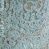 VESTIDO DE FESTA DOLPS CURTO RENDA COSTAS PÉROLA - AZUL CLARO