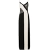 VESTIDO DE FESTA DOLPS LONGO BICOLOR COM RENDA - P&B