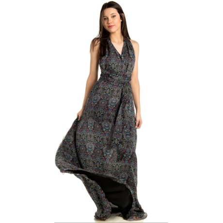 VESTIDO DE FESTA LONGO CAPITOLLIUM EXCLUSIVE CELEBRITY - CASHMERE VESTIDO DE FESTA LONGO CAPITOLLIUM EXCLUSIVE CELEBRITY - CASHMERE