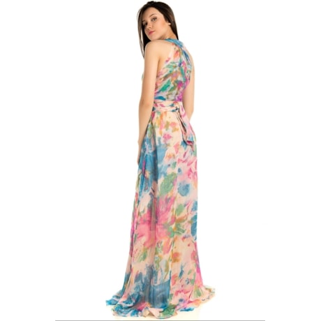 VESTIDO DE FESTA LONGO CAPITOLLIUM EXCLUSIVE CELEBRITY - FLORAL VESTIDO DE FESTA LONGO CAPITOLLIUM EXCLUSIVE CELEBRITY - FLORAL