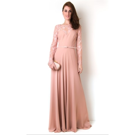 VESTIDO DECOTE PRINCESA - ROSÊ VESTIDO DECOTE PRINCESA - ROSÊ