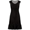 VESTIDO EM RENDA E COSTAS TULE - PRETO VESTIDO EM RENDA E COSTAS TULE - PRETO