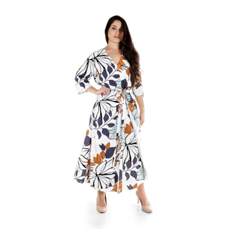 Vestido Estampa Ciclame Exclusiva - Cléo Aidar Vestido Estampa Ciclame Exclusiva - Cléo Aidar