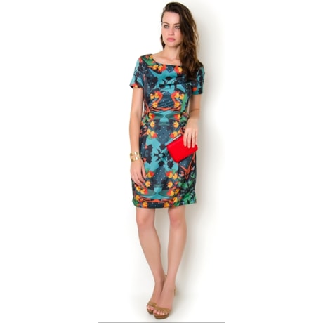VESTIDO ESTAMPADO - FLORAL VESTIDO ESTAMPADO - FLORAL