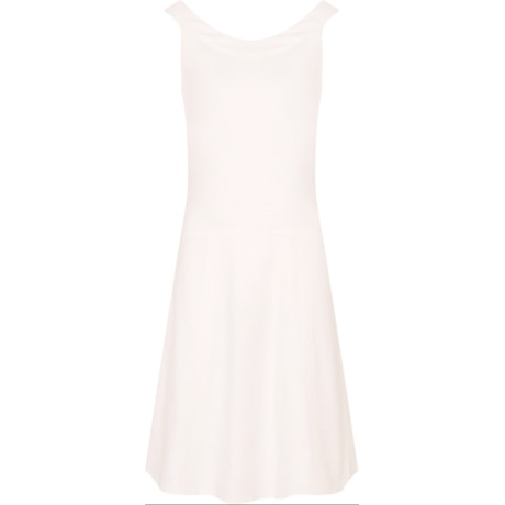 VESTIDO EVASÊ LINHO CAVA AMERICANA - BRANCO