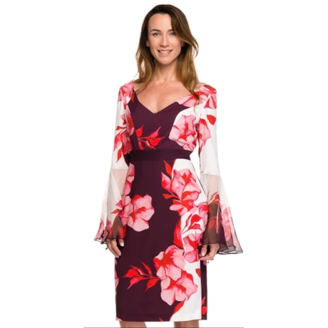 VESTIDO FESTA ALPHORRIA MANGA MUSSELINE - OFF WHITE VESTIDO FESTA ALPHORRIA MANGA MUSSELINE - OFF WHITE