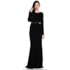VESTIDO FESTA CHOLET LONGO LUREX - PRETO VESTIDO FESTA CHOLET LONGO LUREX - PRETO