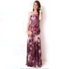 VESTIDO FLORAL GUIPURE - ROSA ANTIGO